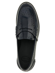 Church's Blue Calfskin Slip-On Loafers
