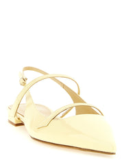Alexandre Birman Yellow Patent Cow Leather Slingbacks