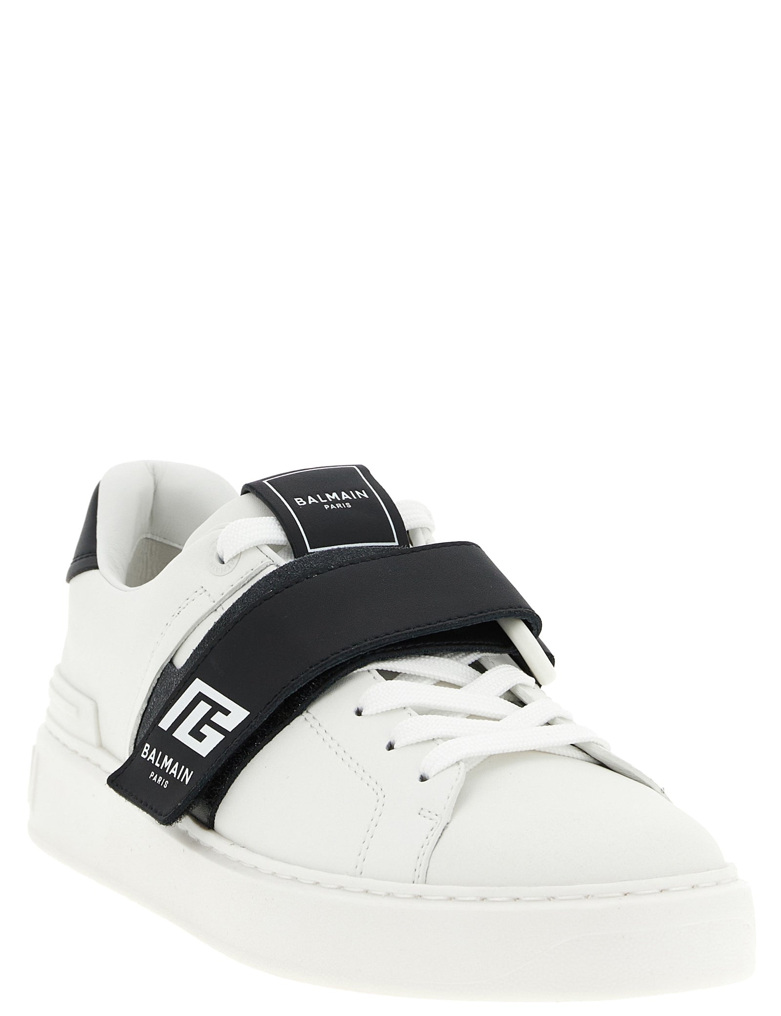 Black Calfskin Low Top Sneakers