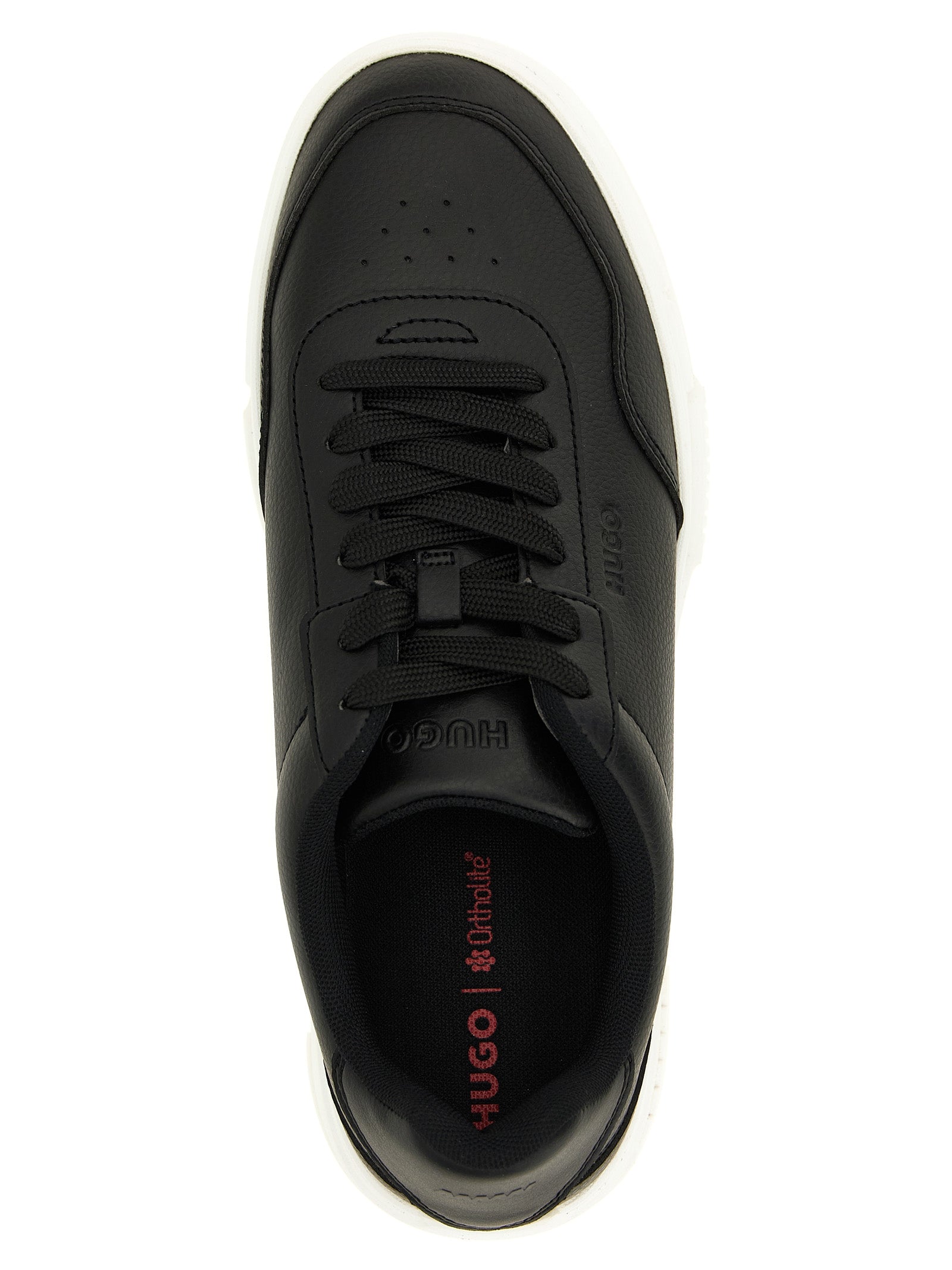 Hugo Boss Black Polyester Low Top Sneakers