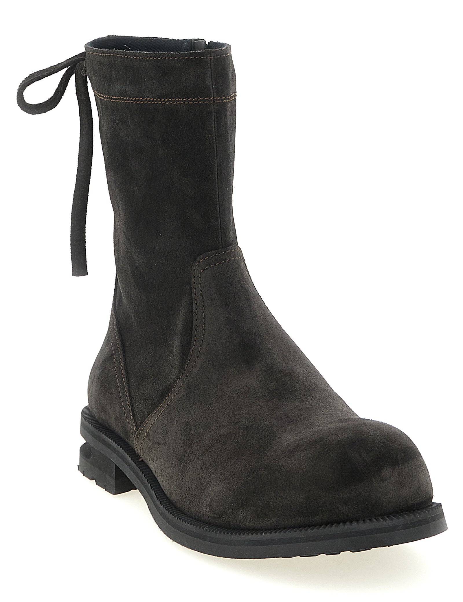 Kiko Kostadinov Brown Calfskin Ankle Boots