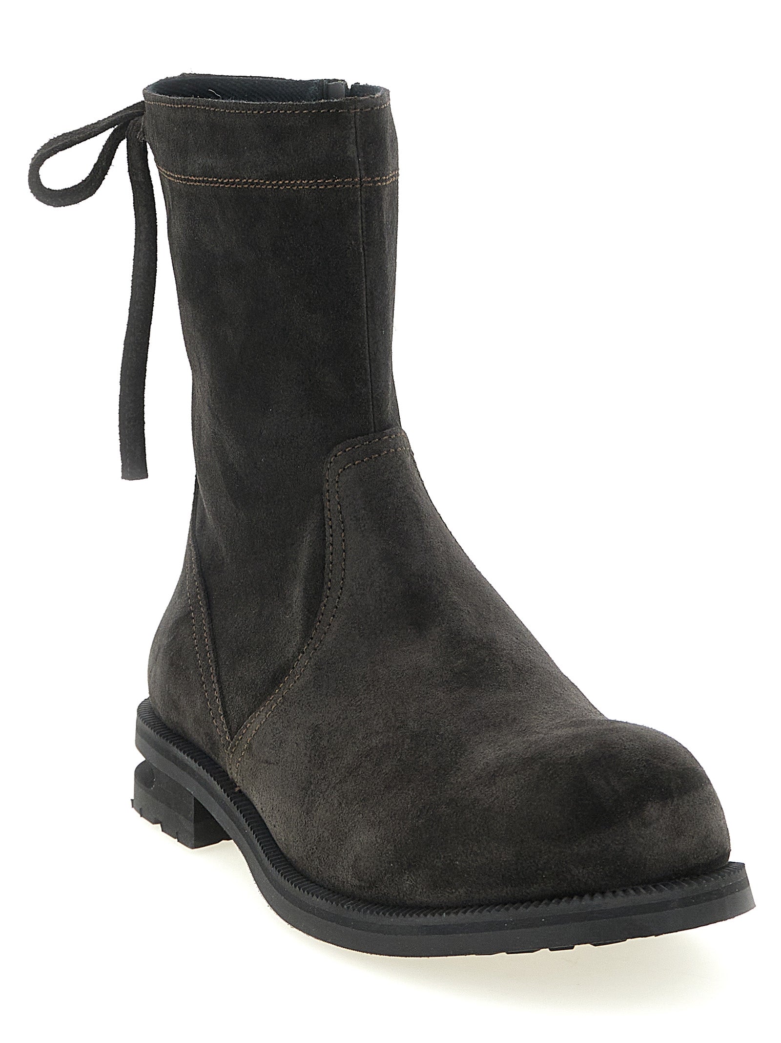Kiko Kostadinov Brown Calfskin Ankle Boots