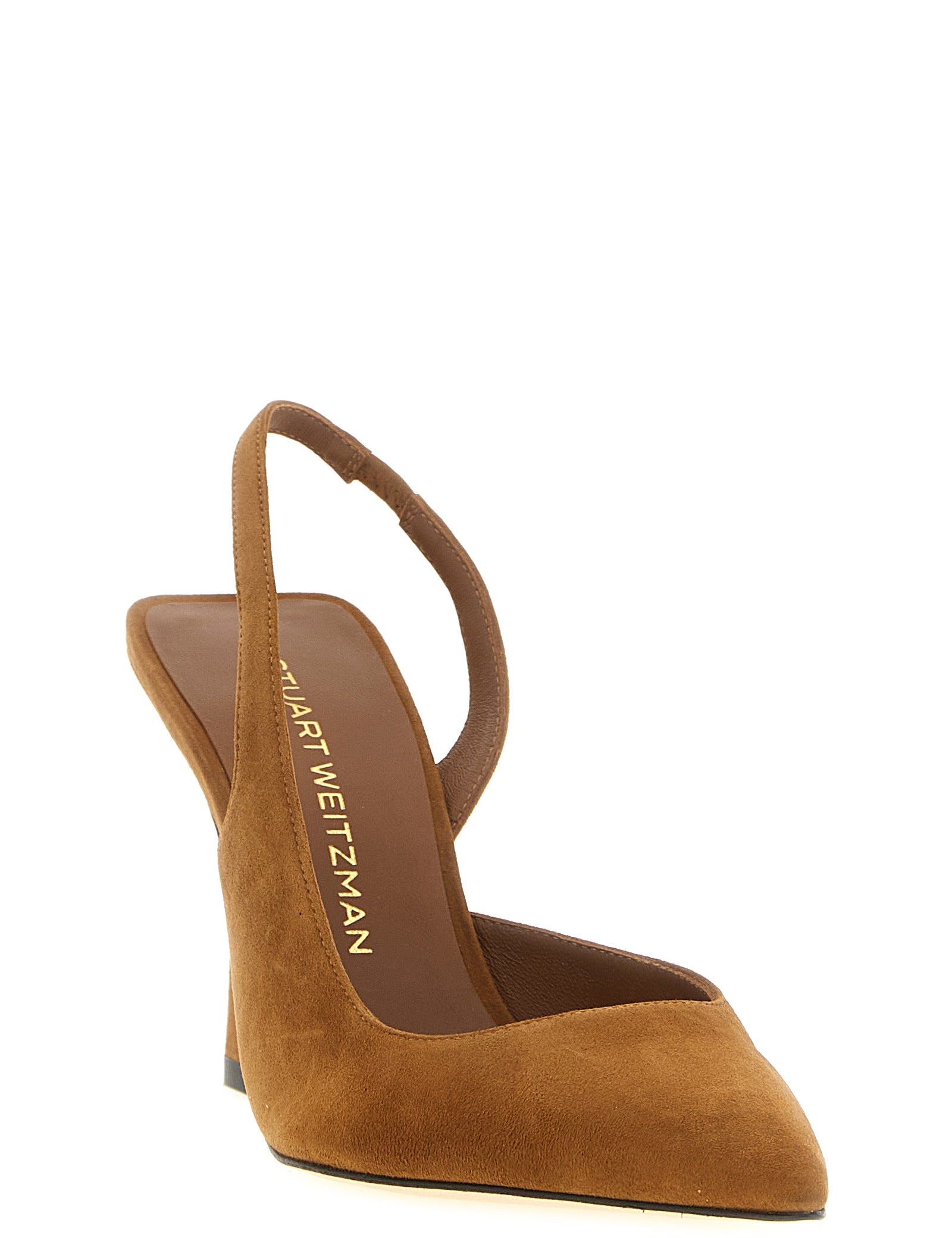 Stuart Weitzman Brown Suede High Heel Pumps