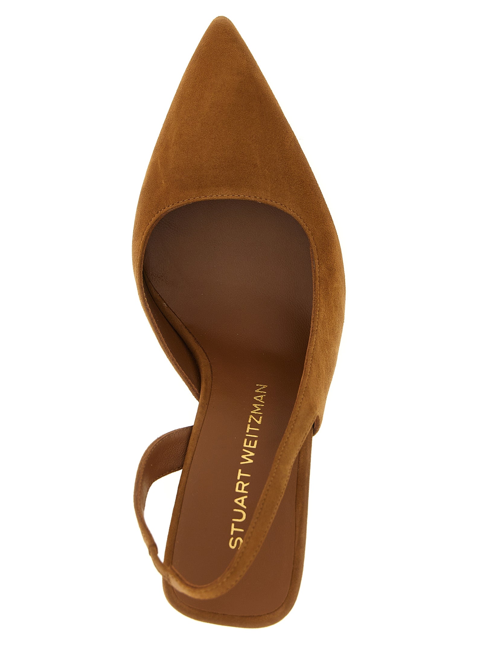 Stuart Weitzman Brown Suede High Heel Pumps
