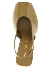 Stuart Weitzman Green Polyurethane High-Heel Pumps