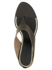 Magda Butrym Brown Napa Leather Stiletto Heel Sandals