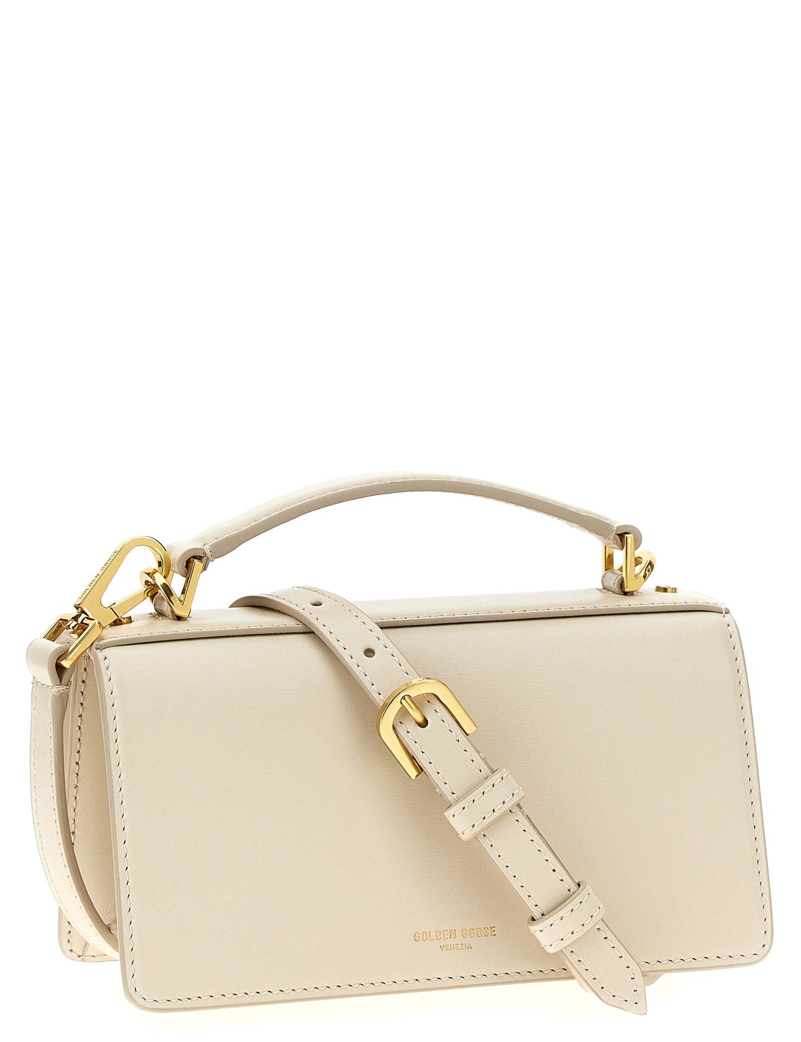Golden Goose White Cowhide Handbag