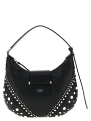 Jimmy Choo White Lamb Leather Shoulder Bag
