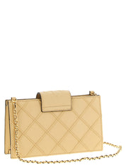 Tory Burch Beige Lamb Leather Cardholder