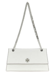 Tory Burch White Lamb Leather Shoulder Bag