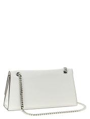 Tory Burch White Lamb Leather Shoulder Bag