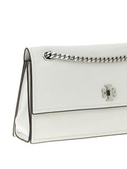 Tory Burch White Lamb Leather Shoulder Bag