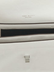 Tory Burch White Lamb Leather Shoulder Bag