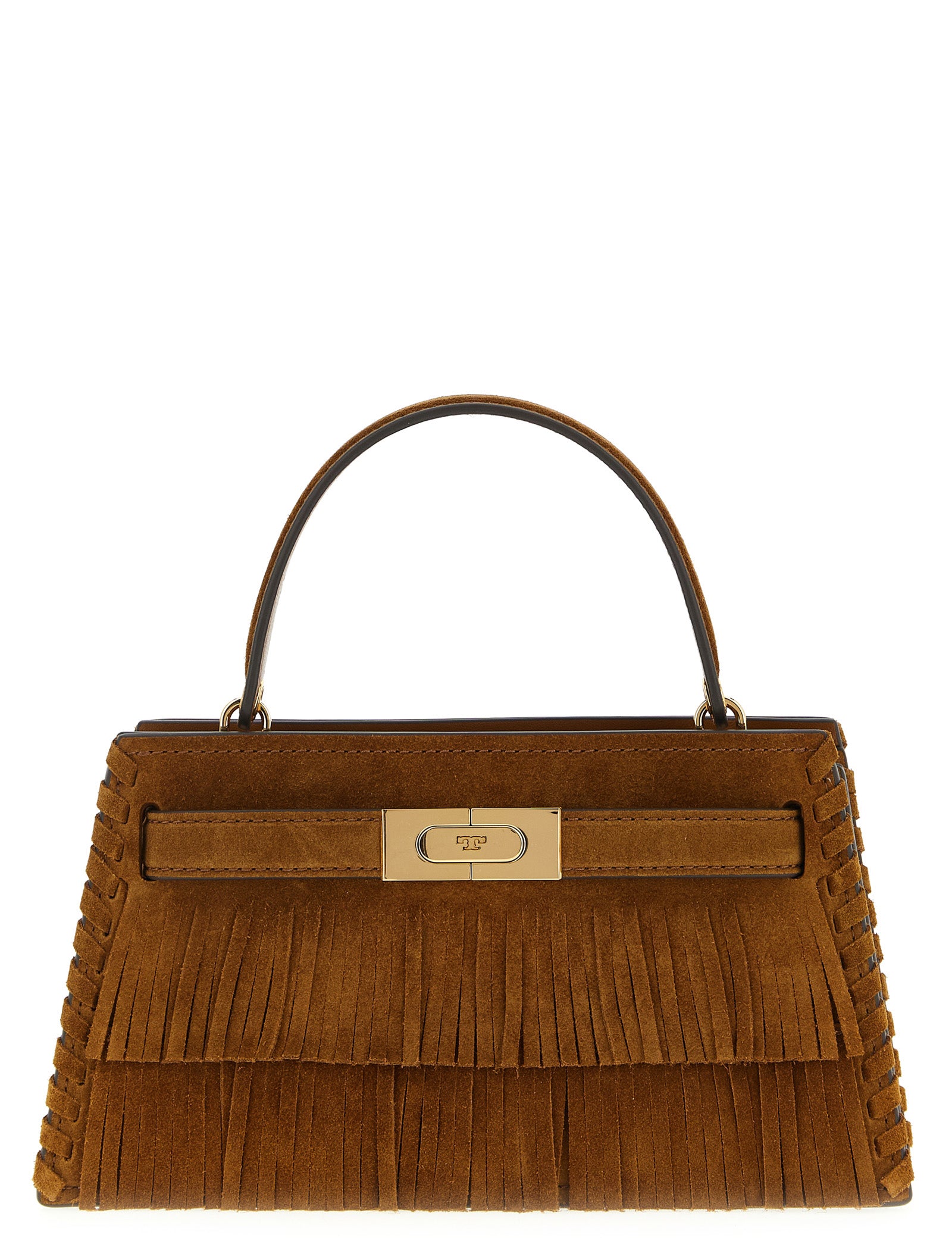 Tory Burch Brown Leather Mini Handbag