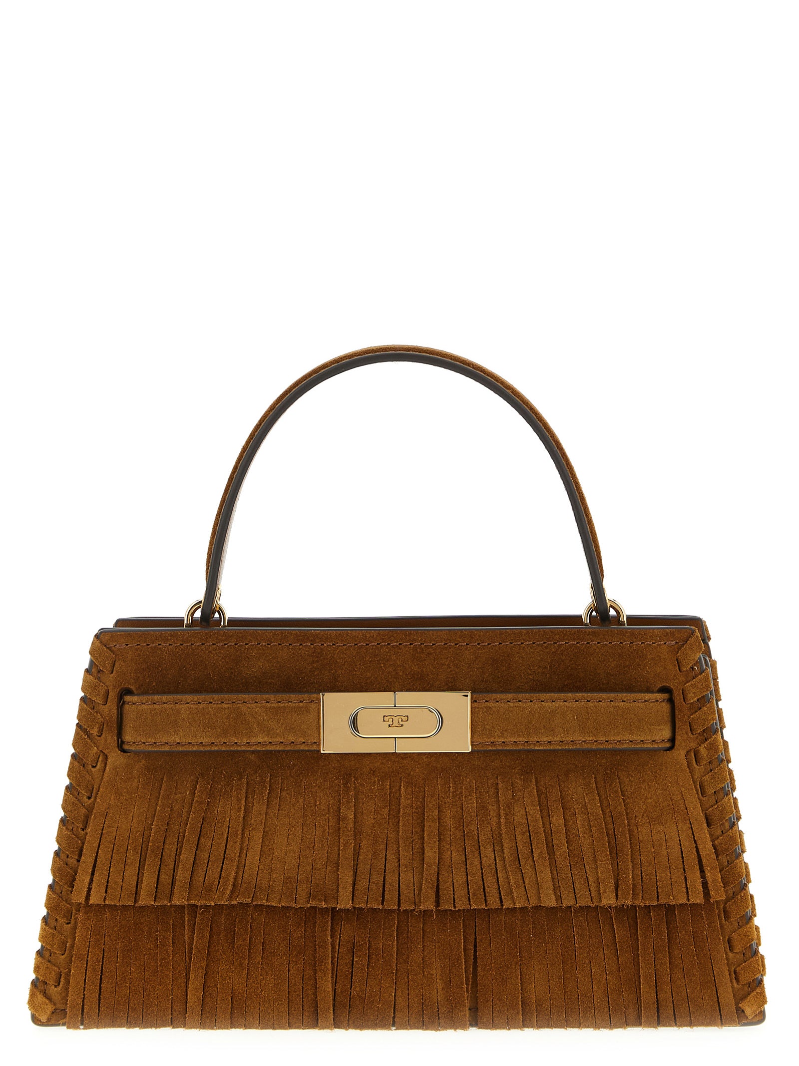 Tory Burch Brown Leather Mini Handbag