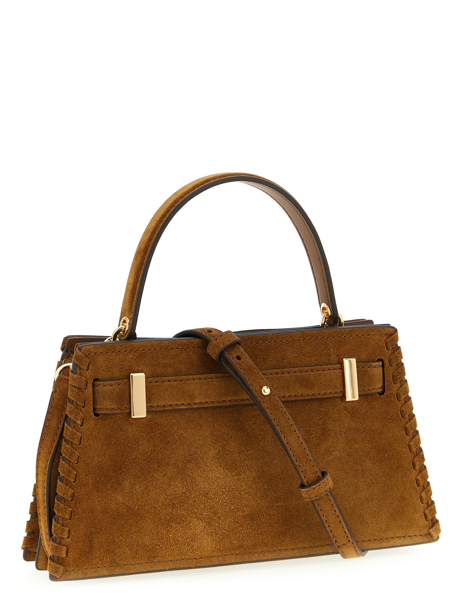 Tory Burch Brown Leather Mini Handbag