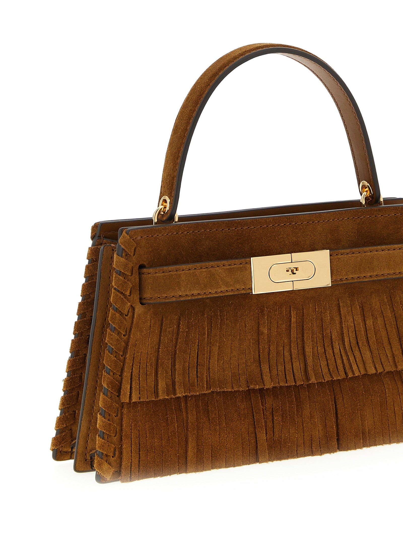 Tory Burch Brown Leather Mini Handbag