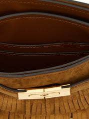 Tory Burch Brown Leather Mini Handbag
