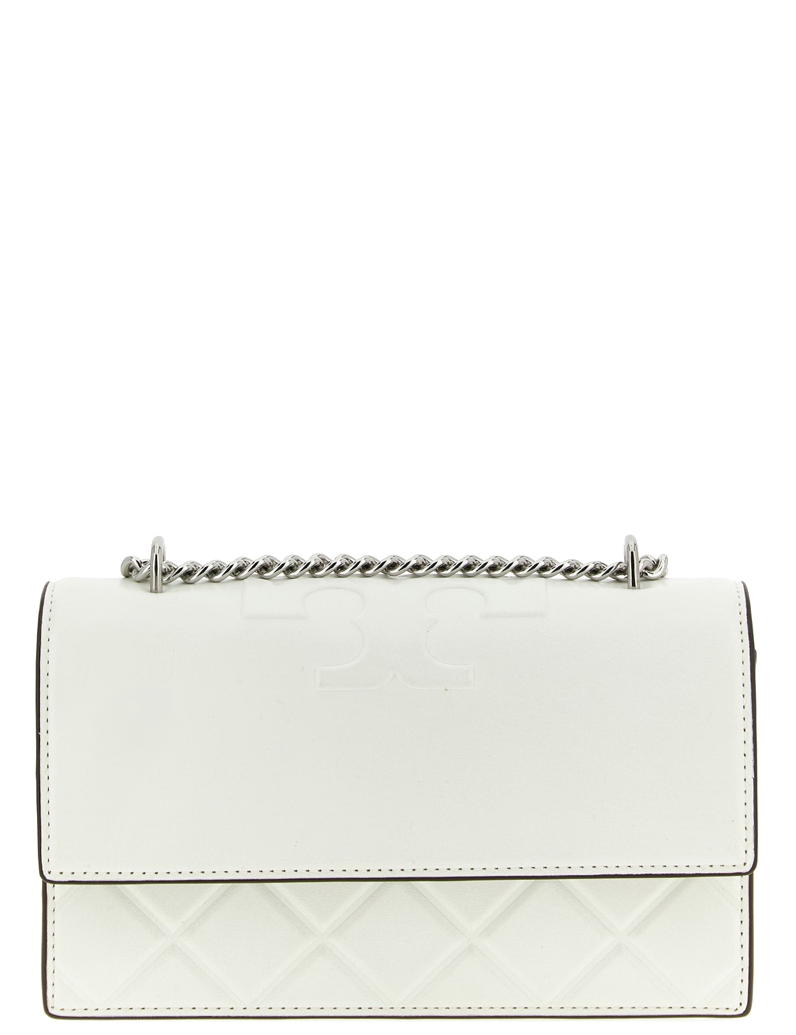 Tory Burch White Goat Leather Crossbody Bag