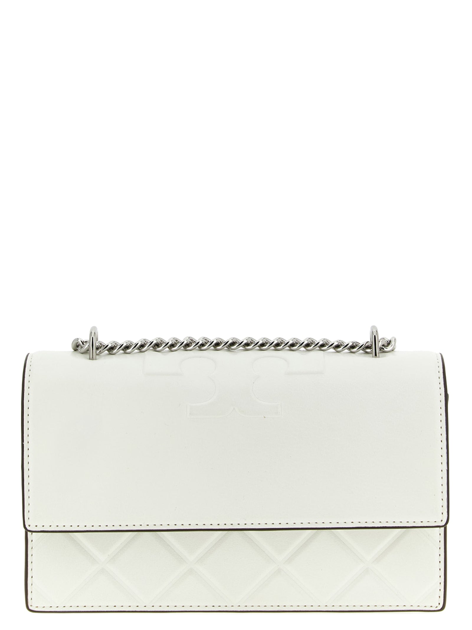 Tory Burch White Goat Leather Crossbody Bag