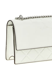 Tory Burch White Goat Leather Crossbody Bag