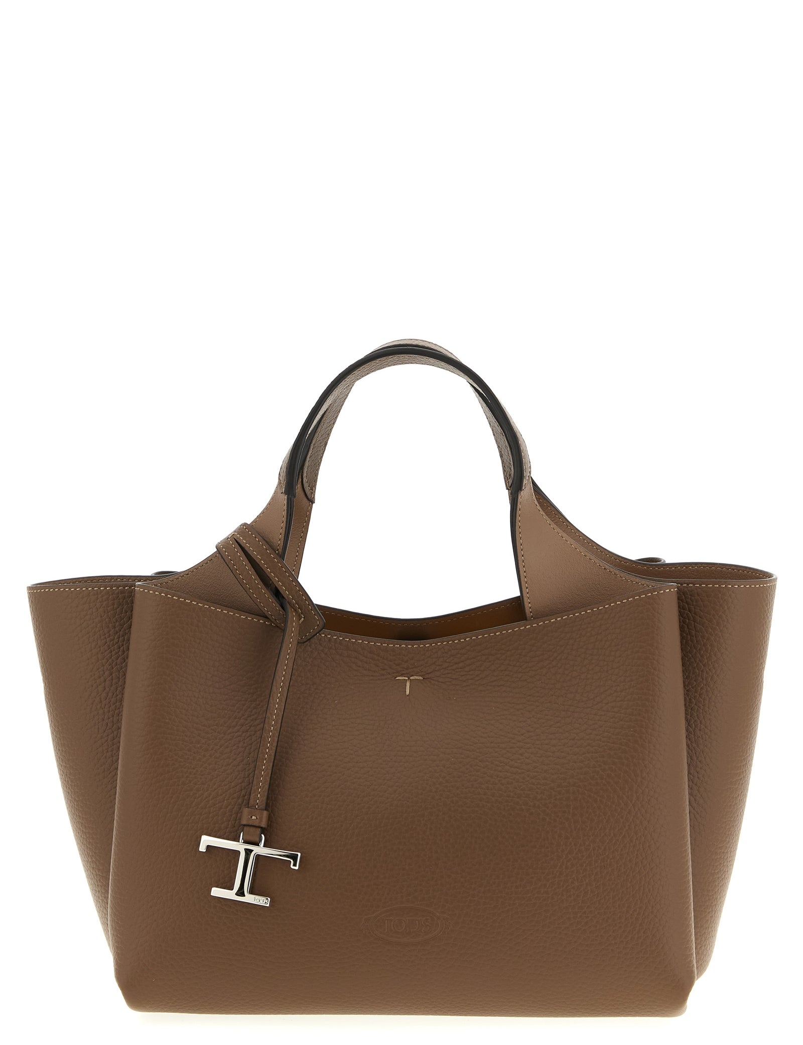 Tod's Brown Calfskin Handbag