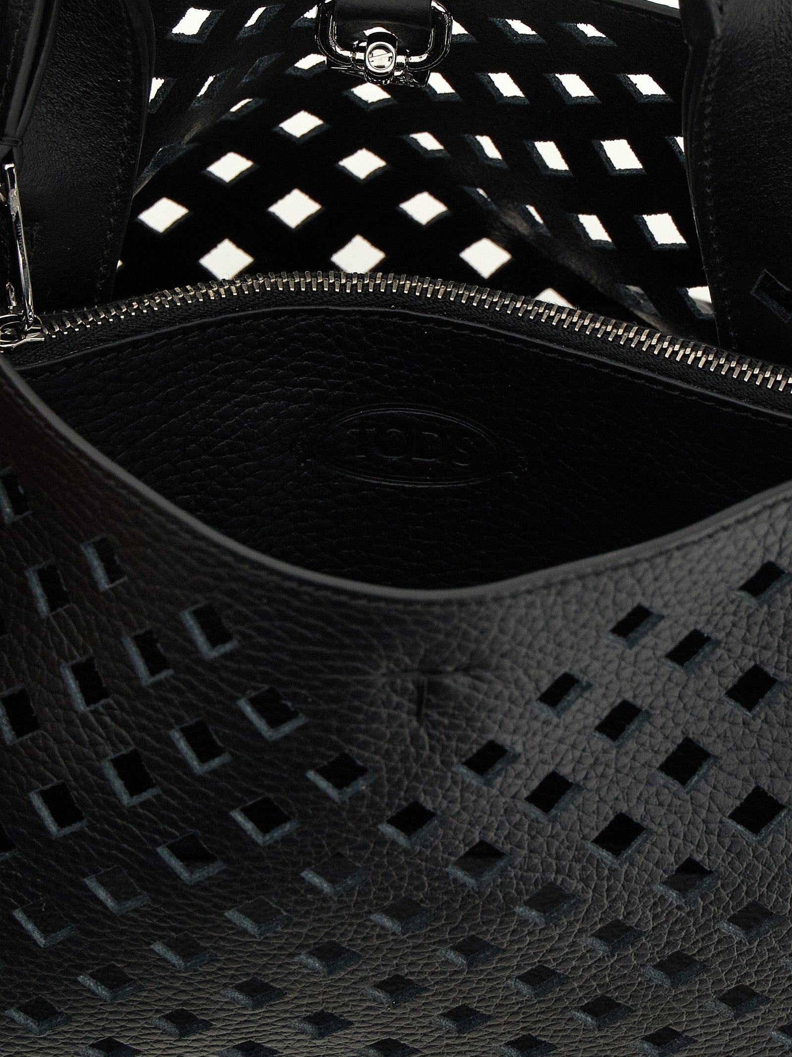 Tod's Black Calfskin Handbag
