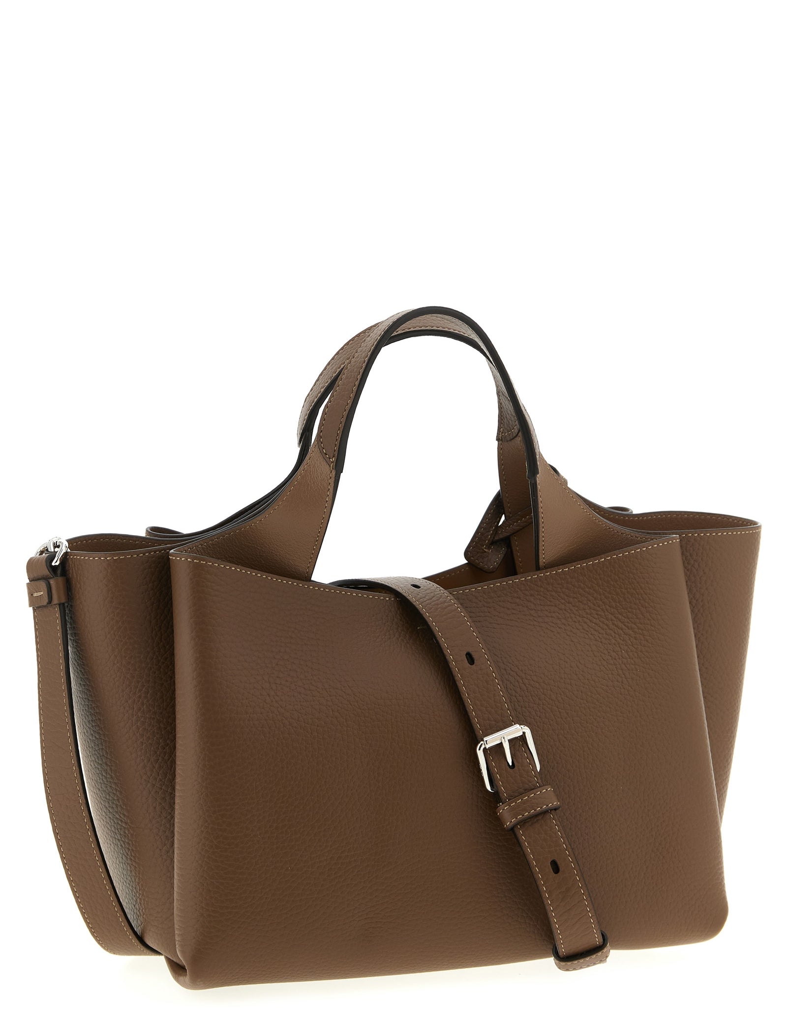 Tod's Brown Calfskin Handbag