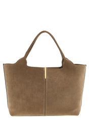 Tod's Beige Calfskin Tote Bag
