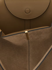 Tod's Beige Calfskin Tote Bag