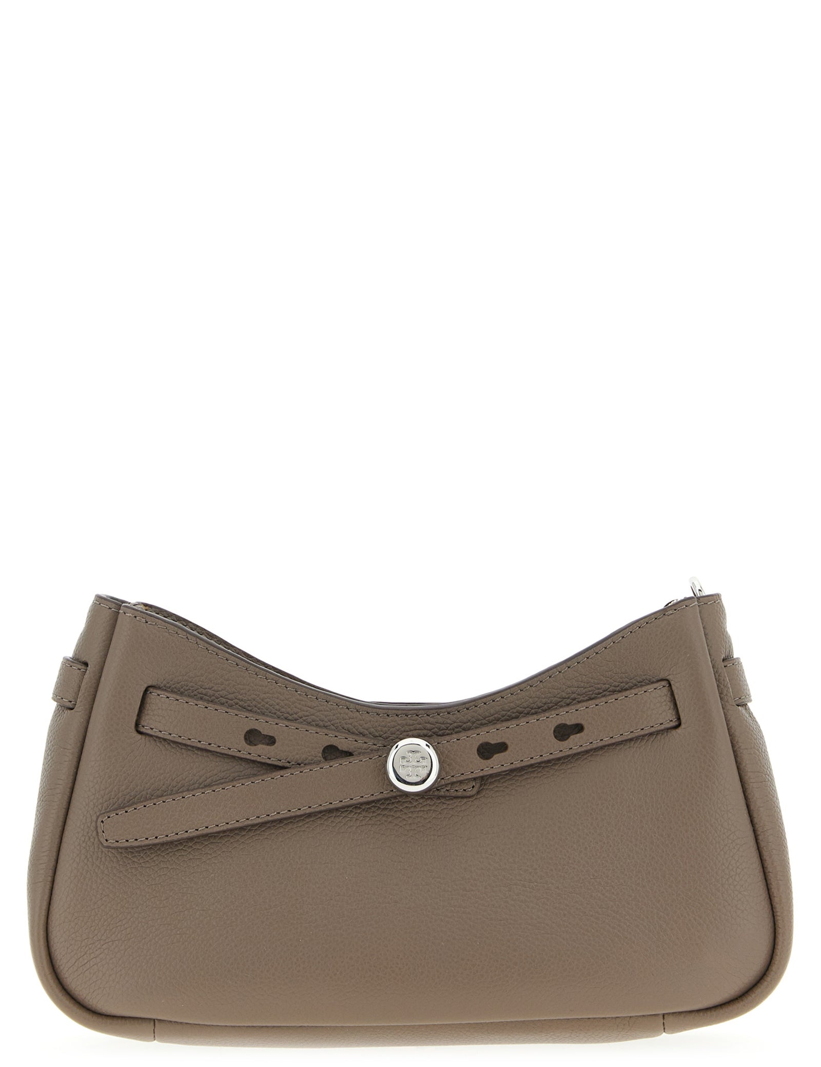 Tory Burch Brown Cow Leather Shoulder Bag