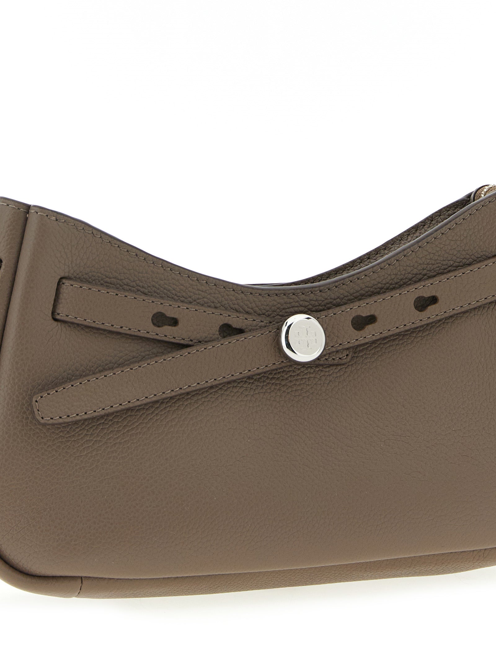 Tory Burch Brown Cow Leather Shoulder Bag