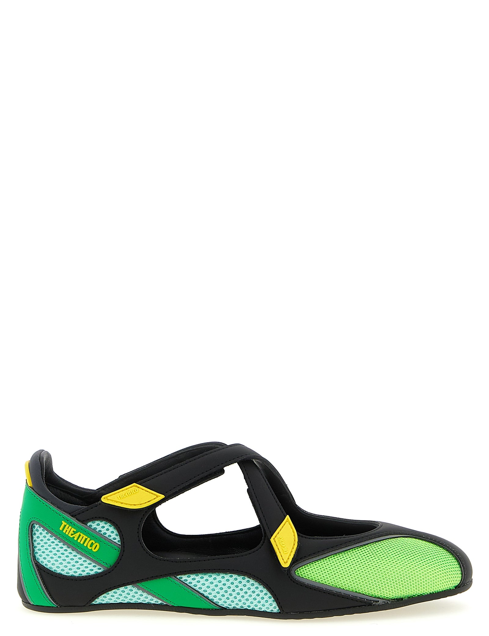 The Attico Green Polyethylene Ballet Flats