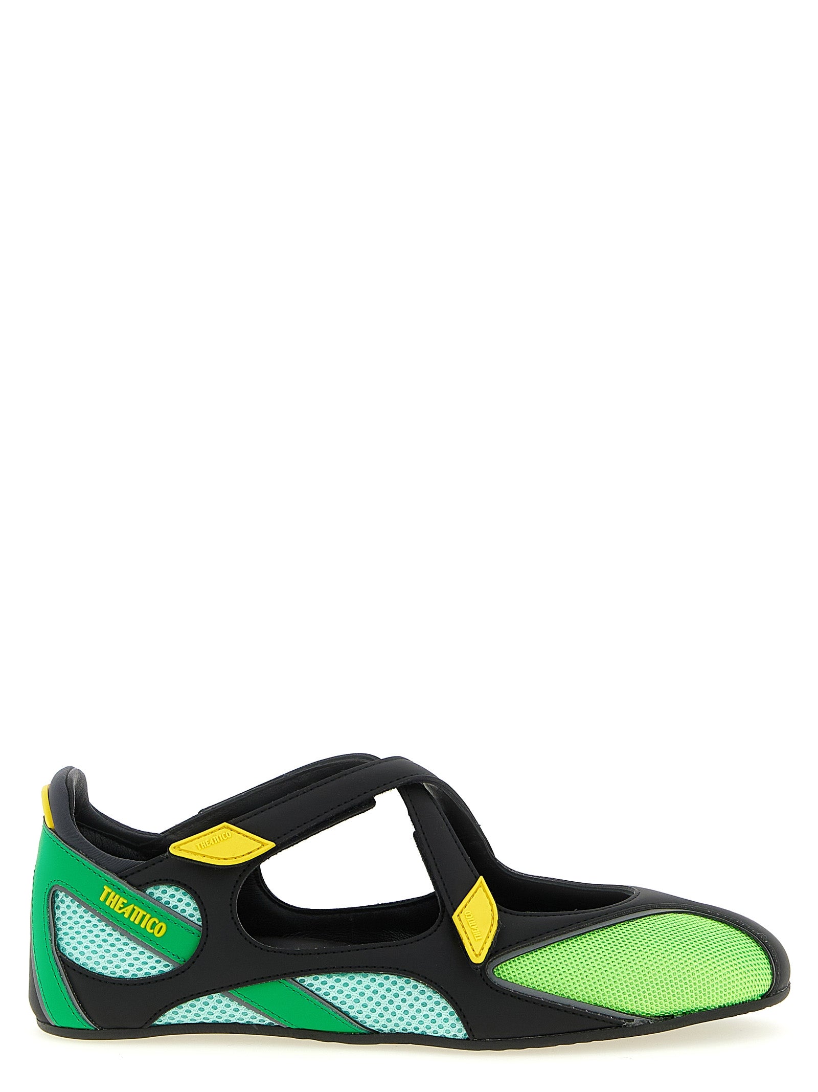 The Attico Green Polyethylene Ballet Flats