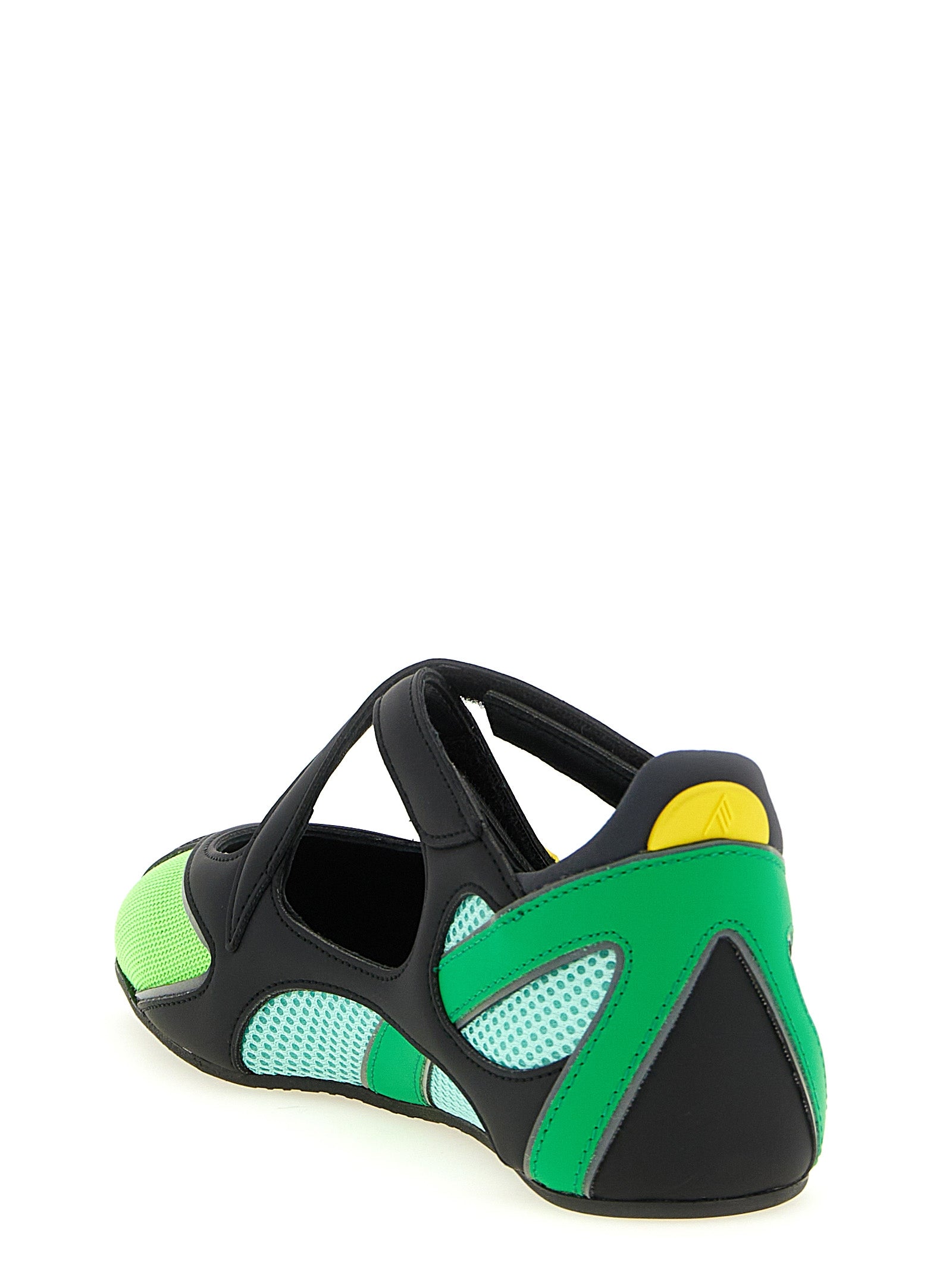 The Attico Green Polyethylene Ballet Flats