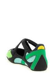 The Attico Green Polyethylene Ballet Flats