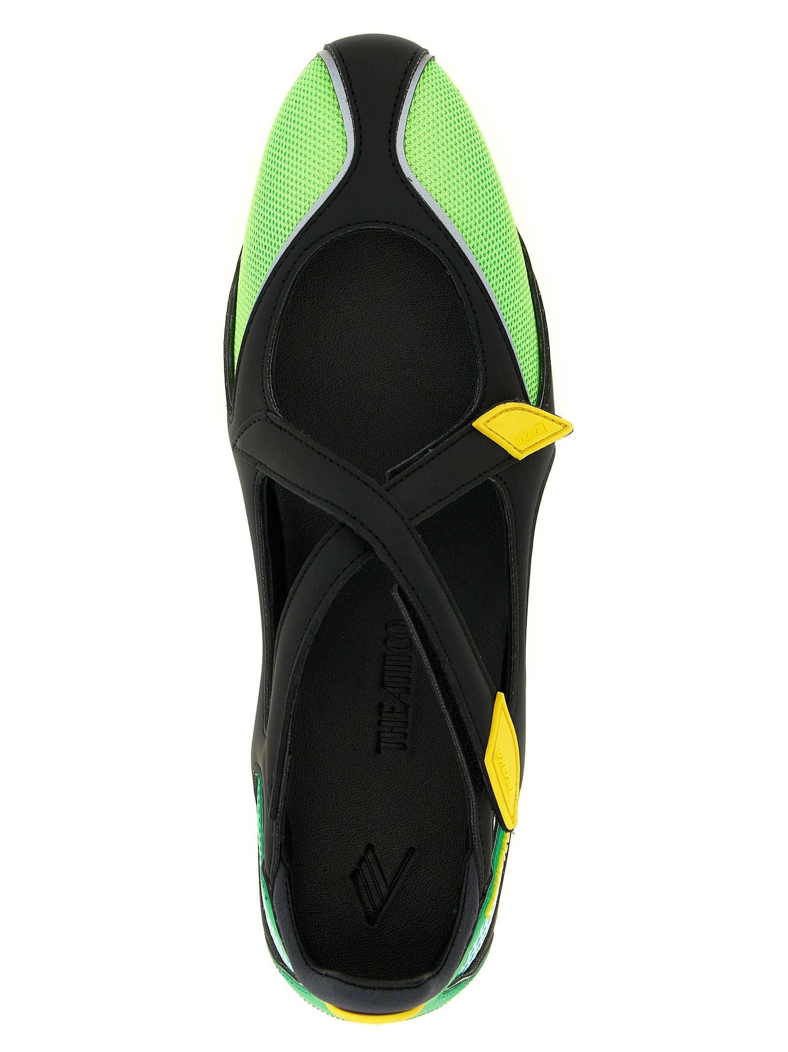 The Attico Green Polyethylene Ballet Flats