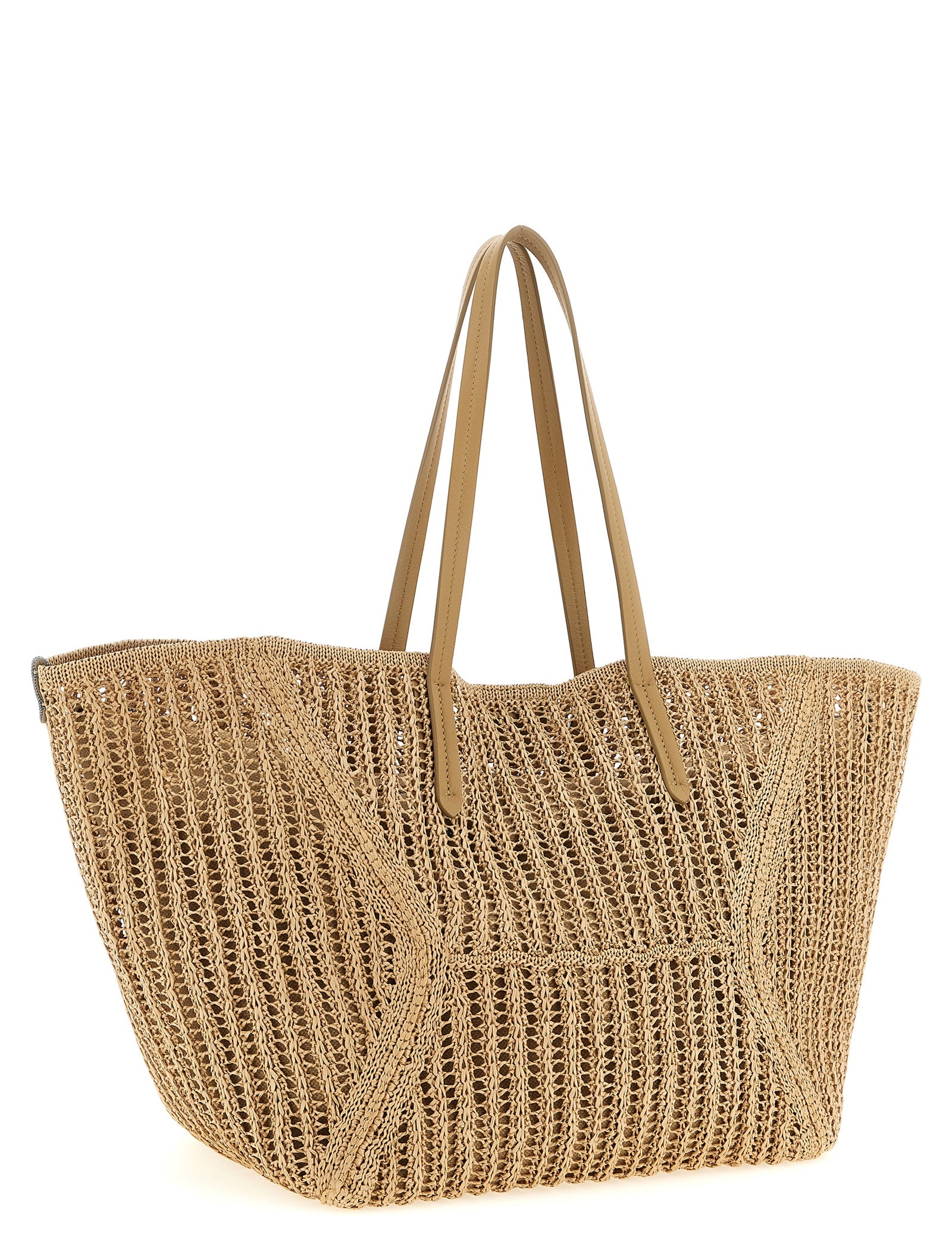 Brunello Cucinelli Beige Polyamide Shoulder Bag