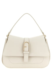 Furla Beige Calfskin Shoulder Bag