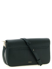 Furla Green Calfskin Crossbody Bag