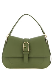 Furla Green Calfskin Shoulder Bag