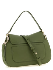 Furla Green Calfskin Shoulder Bag