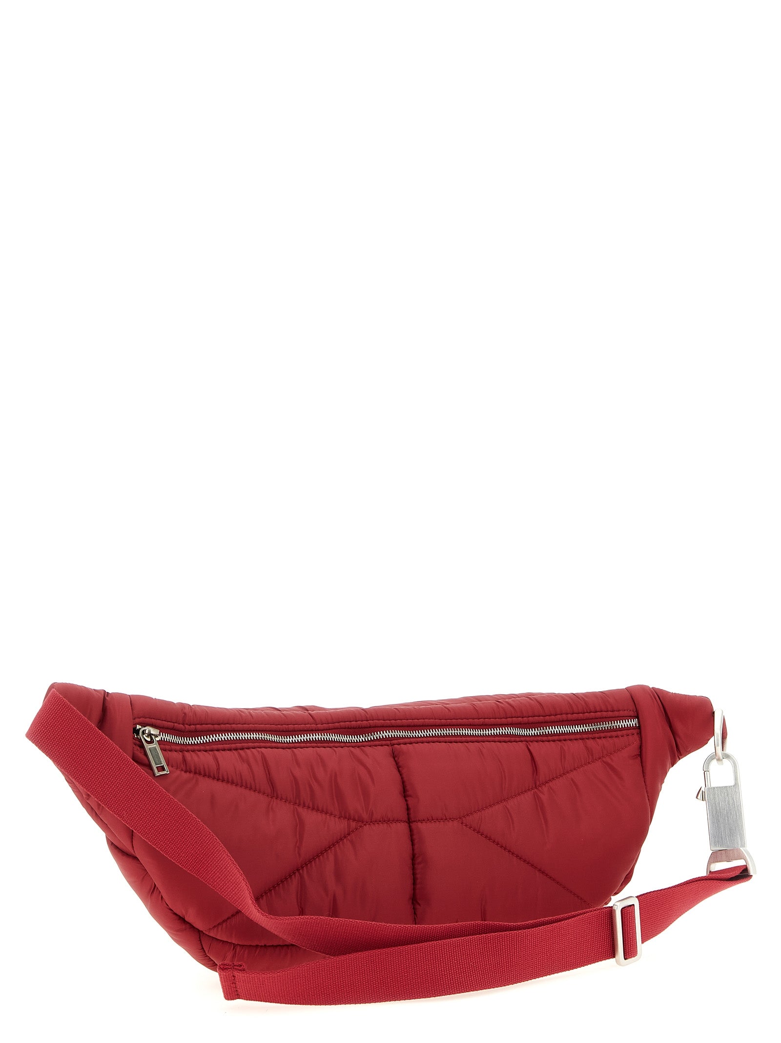 Rick Owens Red Polyester Belt Bag