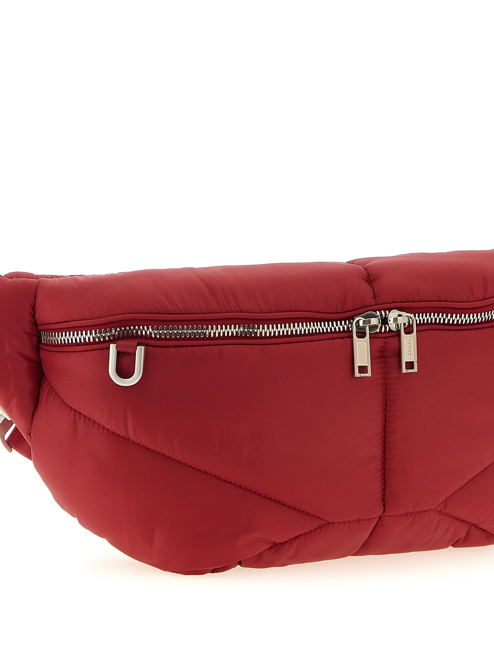 Rick Owens Red Polyester Belt Bag