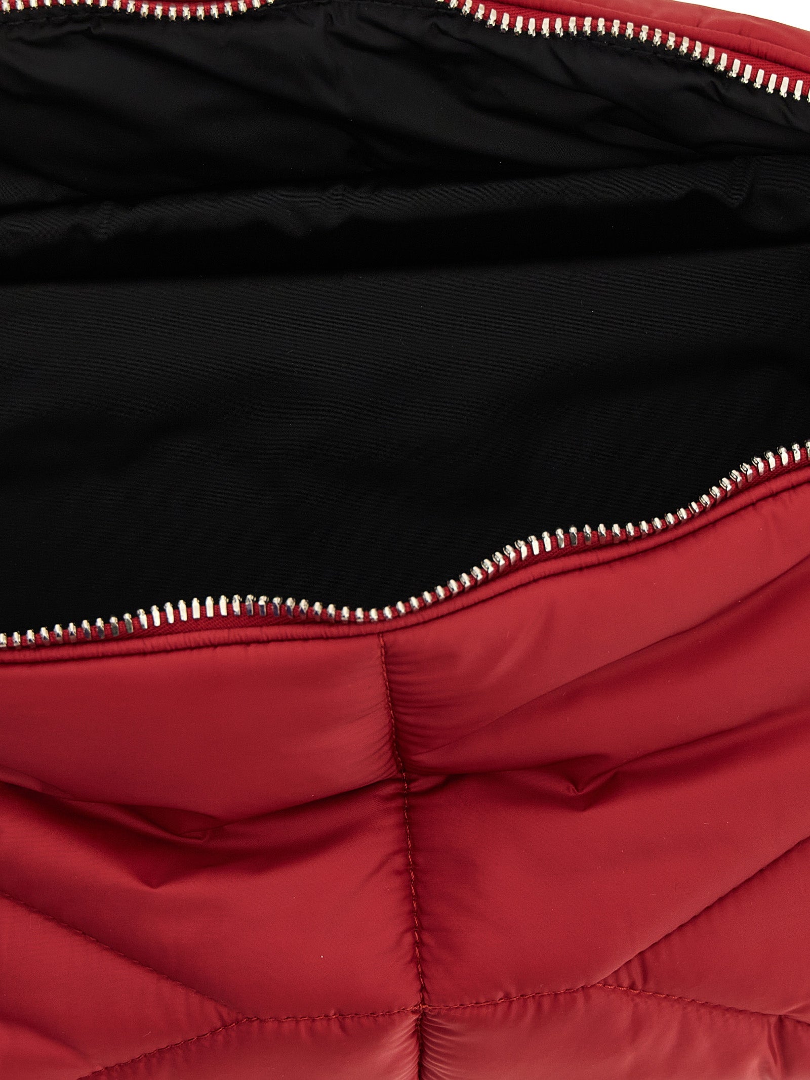 Rick Owens Red Polyester Belt Bag