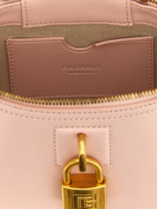 Balmain Pink Calfskin Handbag