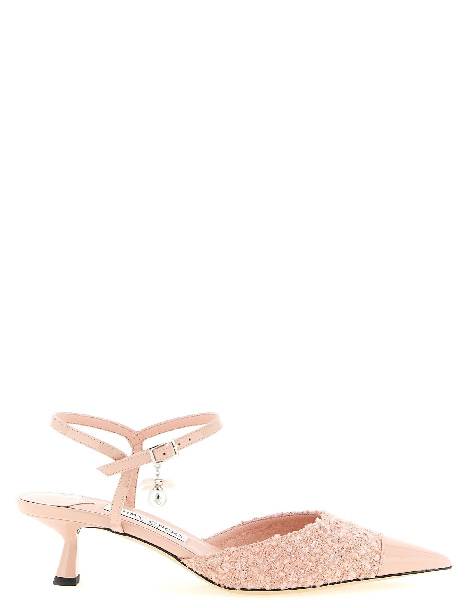 Jimmy Choo Pink Patent Leather Slingbacks