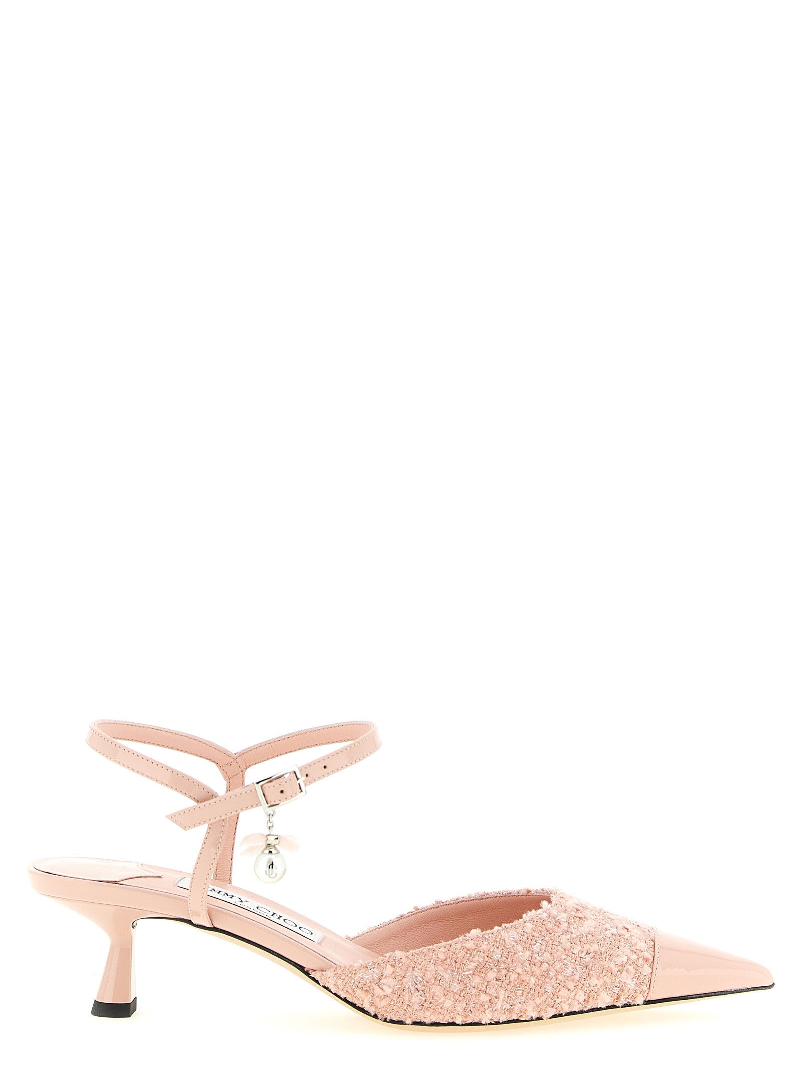 Jimmy Choo Pink Patent Leather Slingbacks