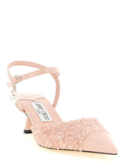 Jimmy Choo Pink Patent Leather Slingbacks