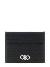 Ferragamo Black Calfskin Cardholder